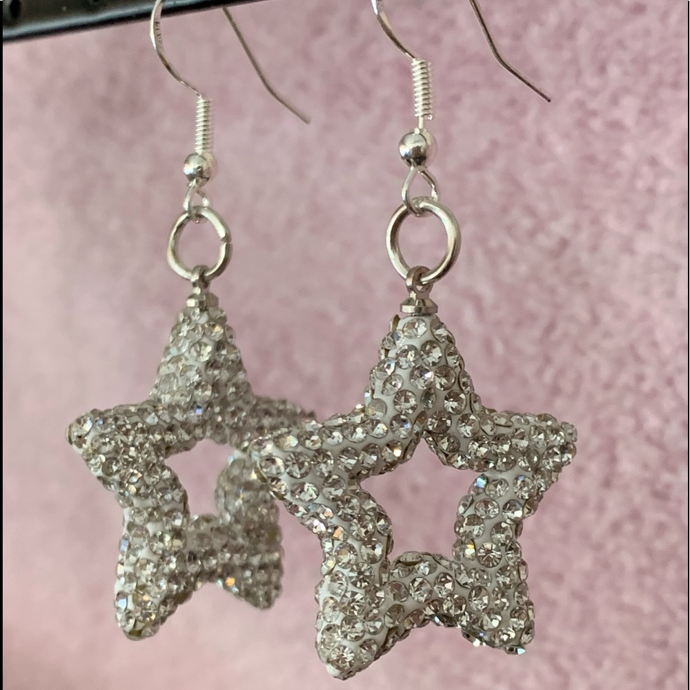 Crystal Star Earrings